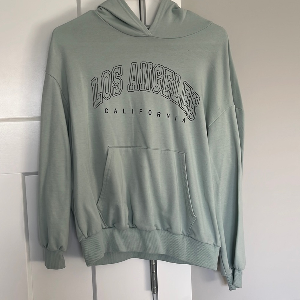 Light green hoodie